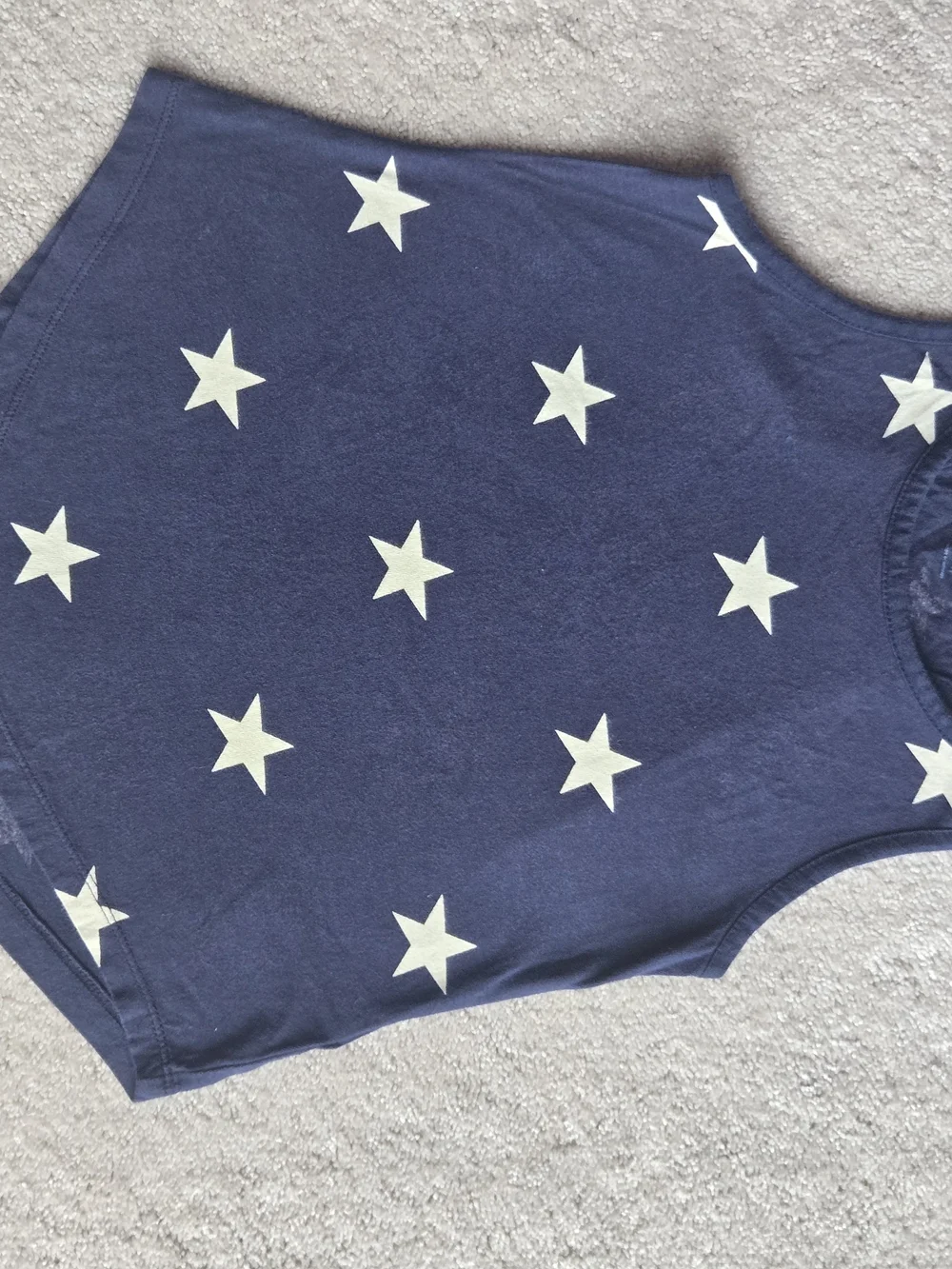 Old Navy Navy Blue Tank Top with White Stars